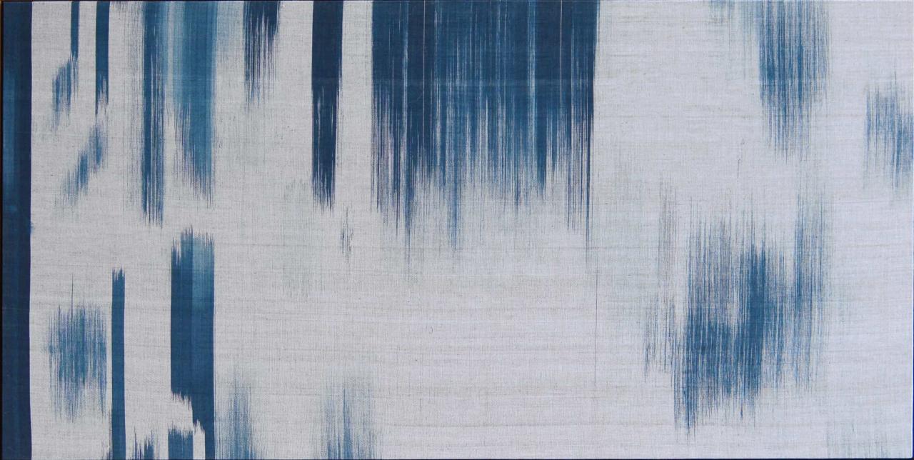 Weaved indigo canvas by Alexander Sebastianus